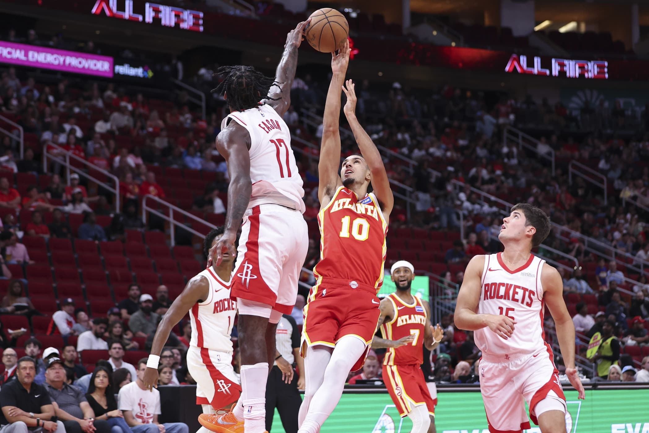 Zaccharie Risacher en rodage pour sa première avec Atlanta