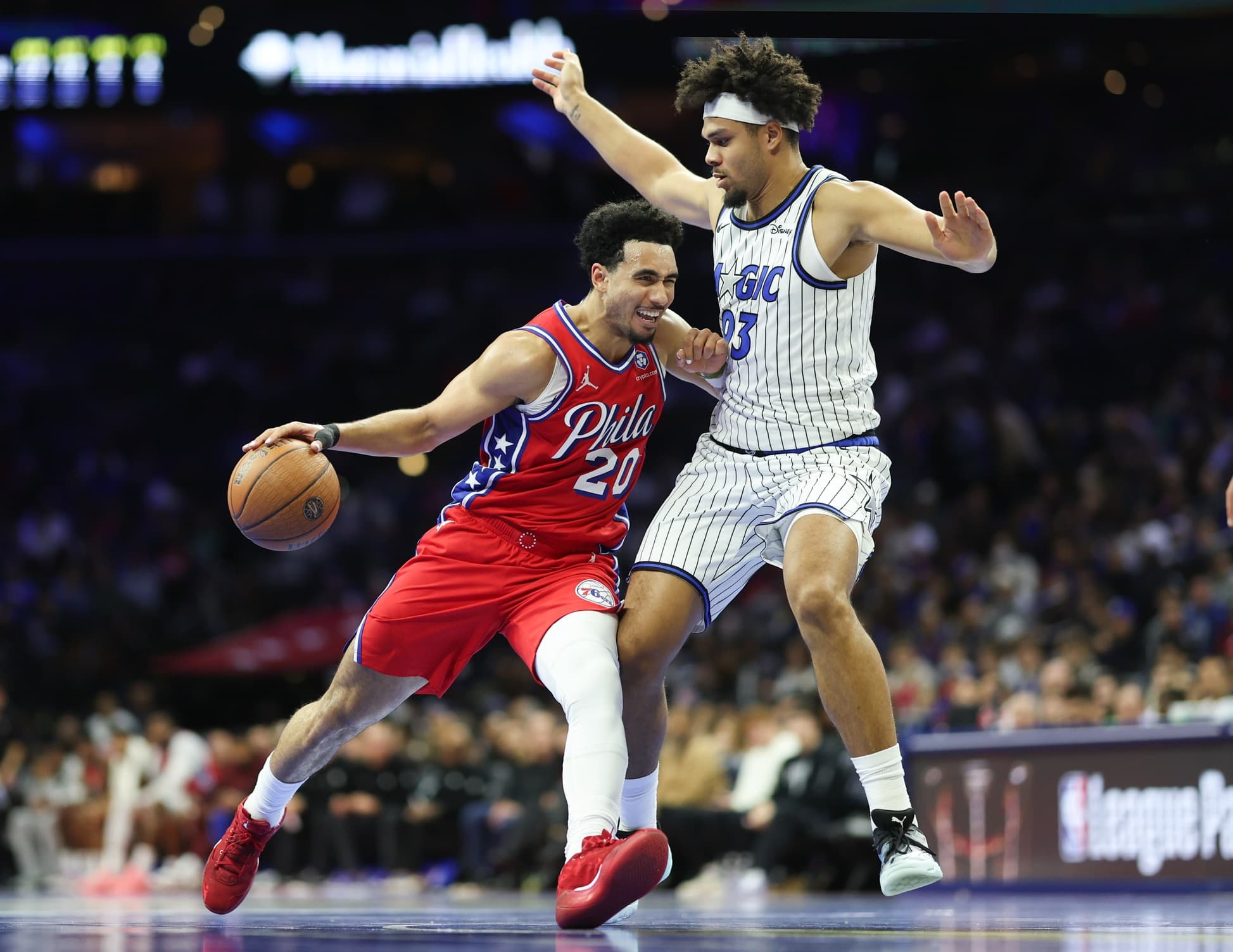 Noah Penda frôle son premier double-double en NBA