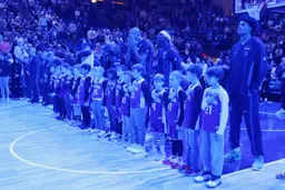 L'hommage a eu lieu avant le match face aux Cavaliers