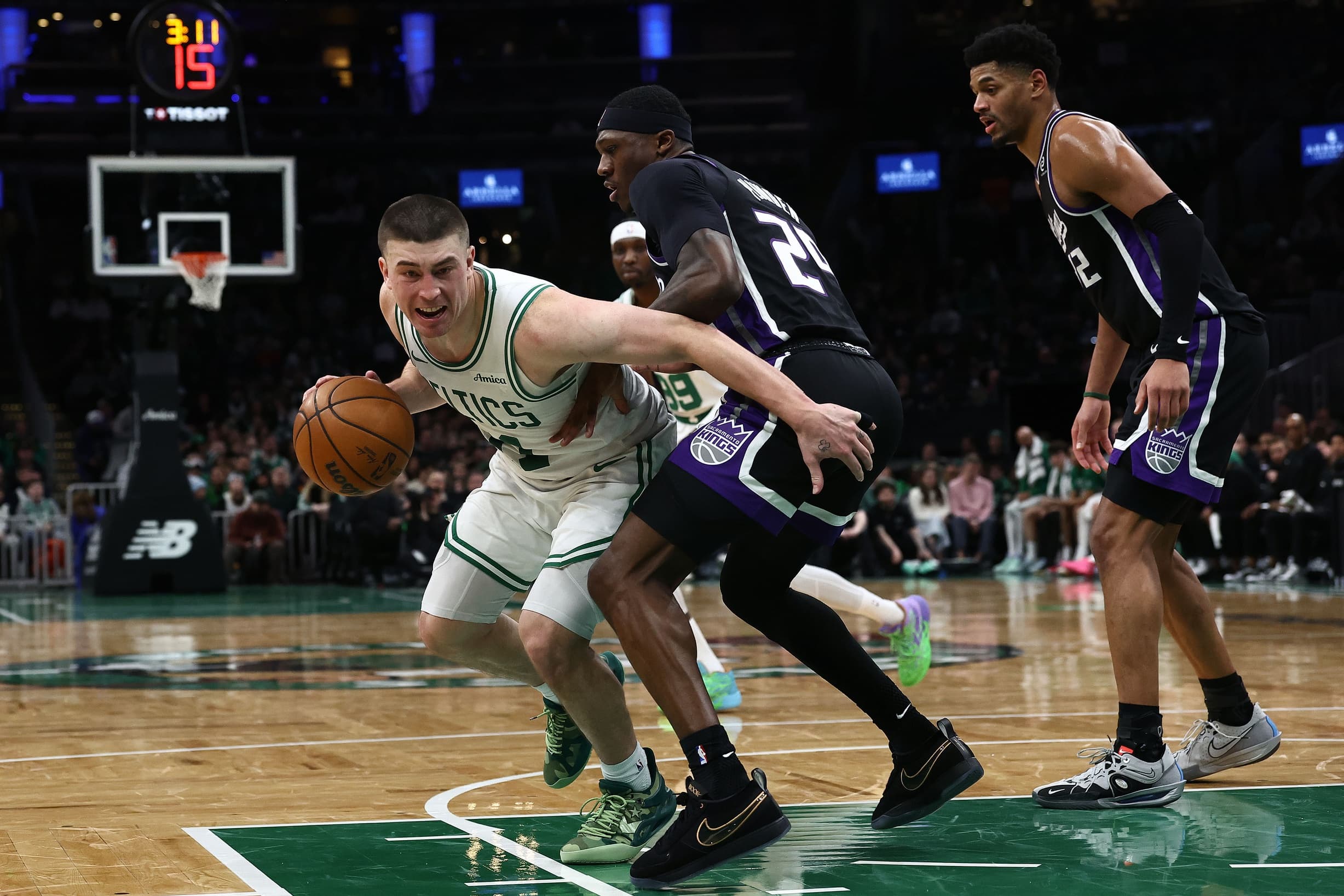 Payton Pritchard mène Boston vers une large victoire contre Sacramento