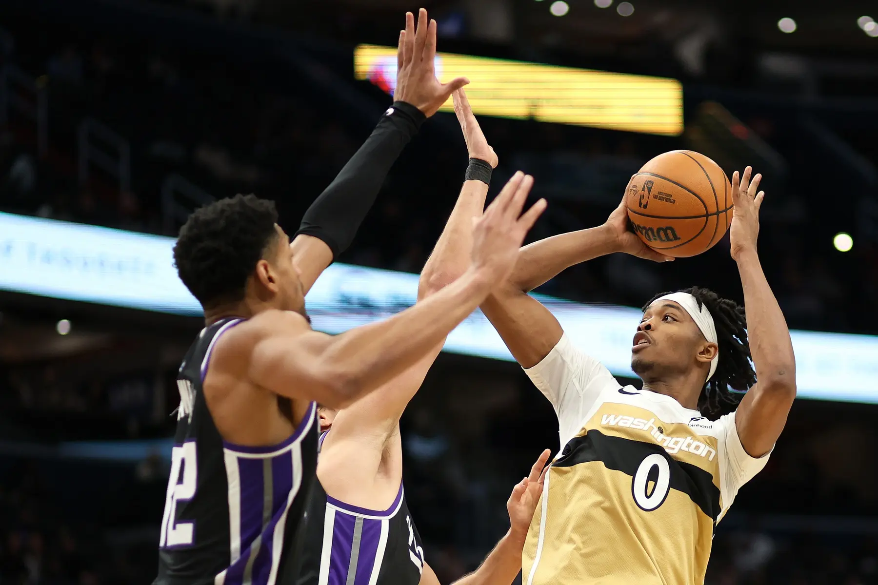 Bilal Coulibaly brille face à Maxime Raynaud, Washington s’impose contre Sacramento