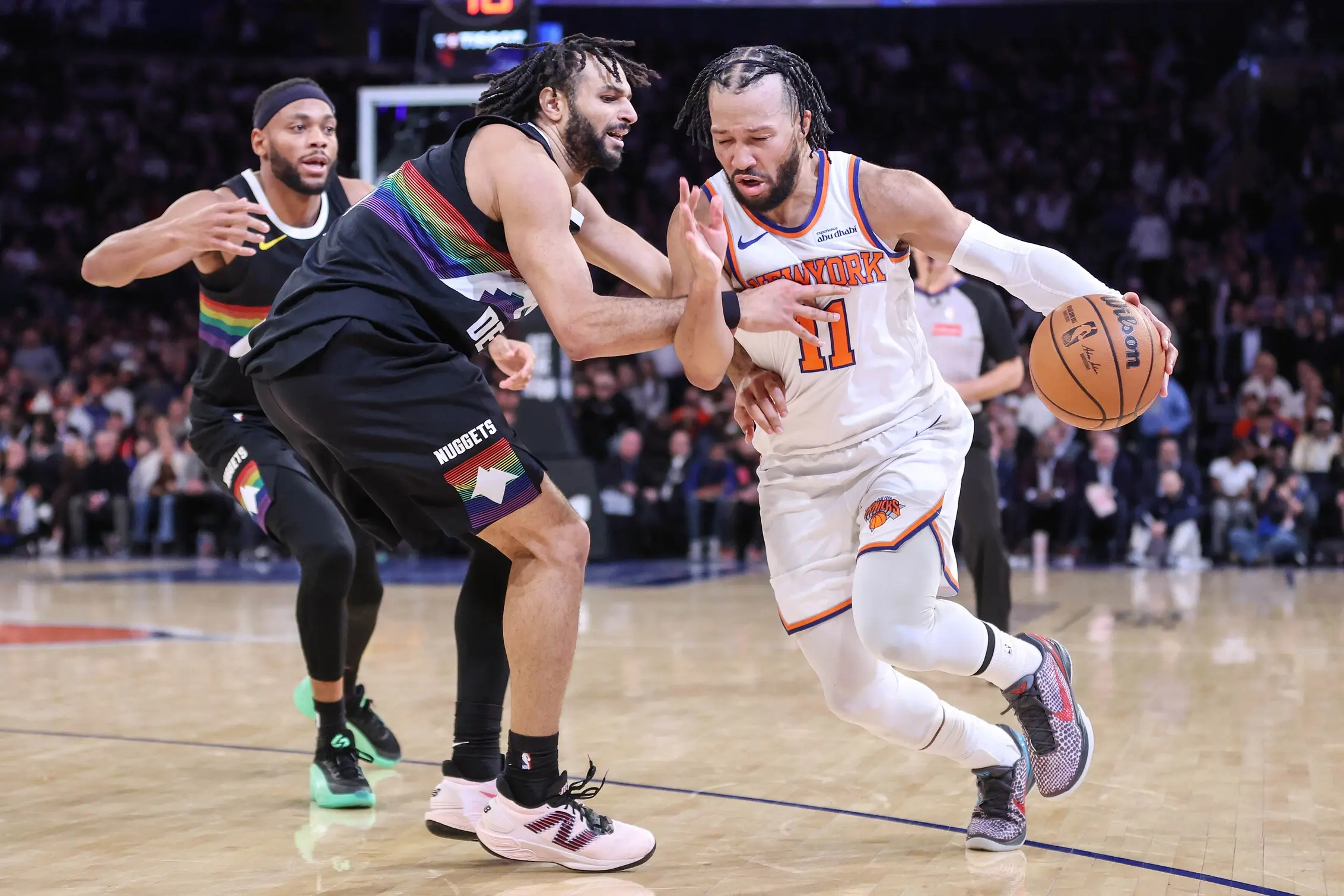 Jalen Brunson guide les Knicks vers une huitième victoire consécutive face aux Nuggets