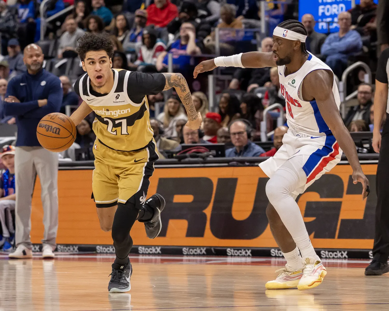 Les Wizards de Sarr et Coulibaly créent la surprise face aux Pistons malgré un effectif décimé