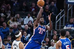 Le pivot des 76ers n'a pas montré de signes de rouille, compilant 27 points dans cette victoire convaincante contre Indiana.