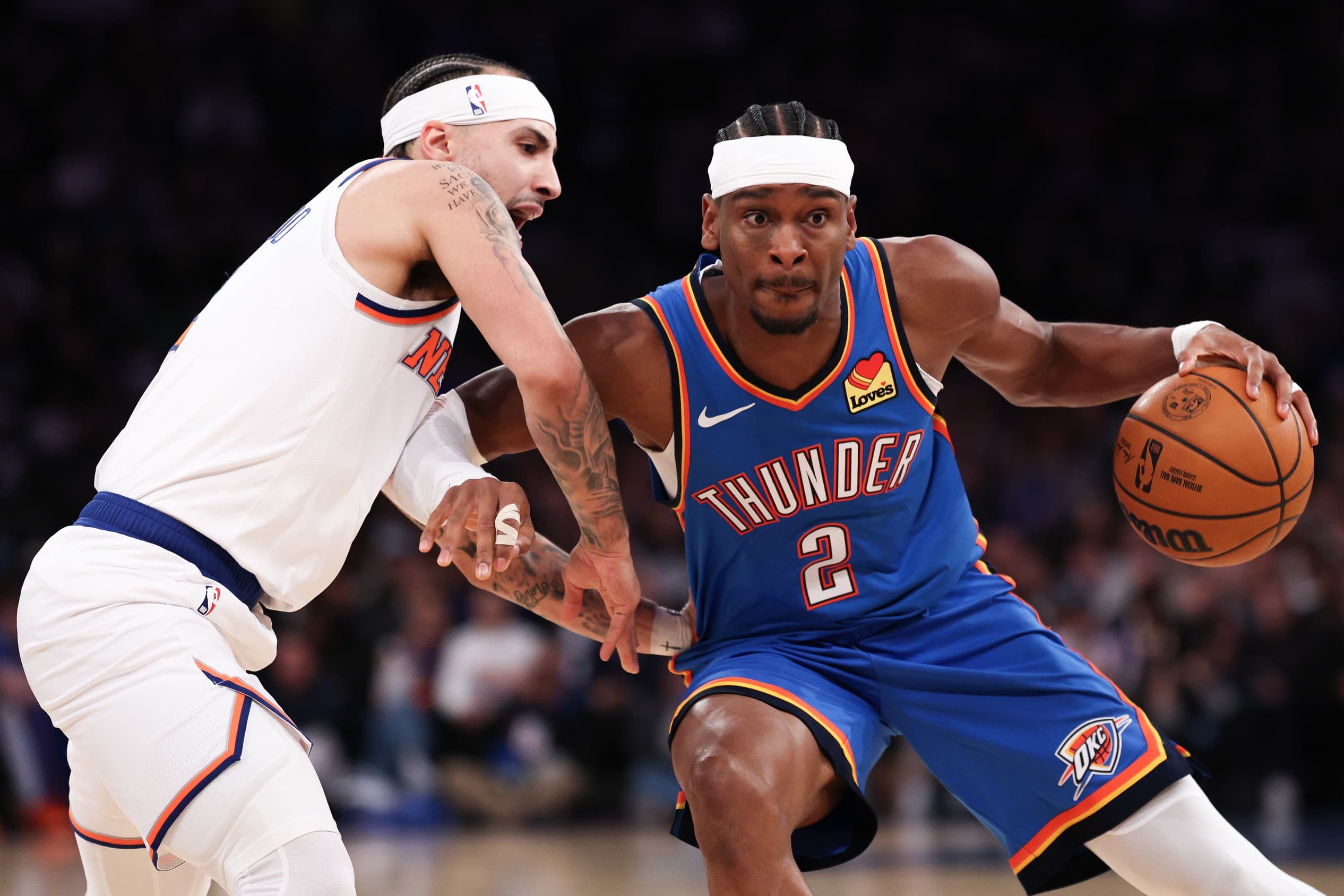 Le Thunder résiste aux Knicks dans un thriller à Madison Square Garden