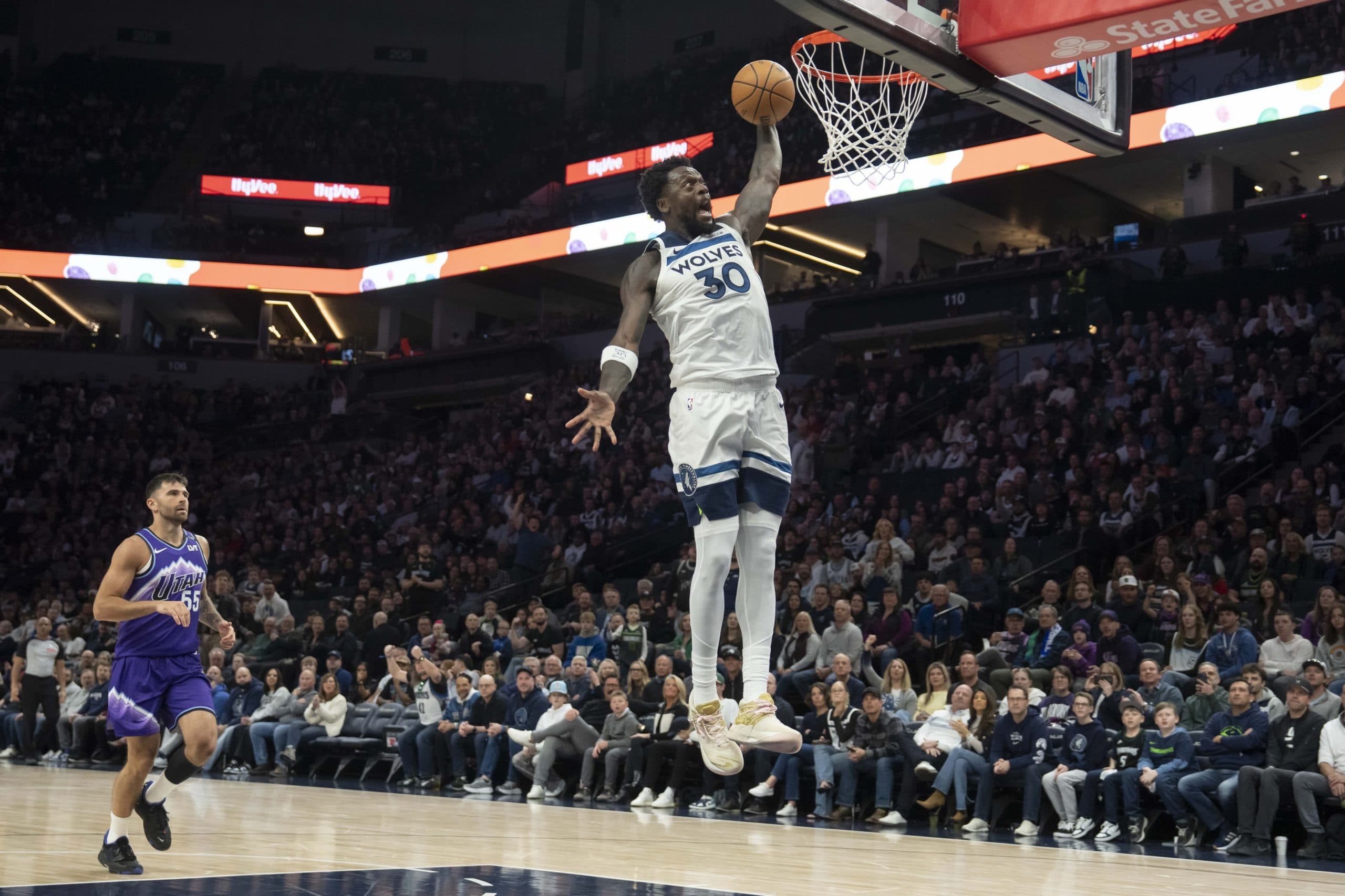 Les Wolves inscrivent 147 points malgré l’absence d’Edwards, Gobert en double-double