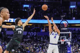 Joan Beringer, ici en défense, s'est approché de son premier double-double en NBA.