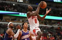 Caleb Wilson, auteur d'une belle performance sous le maillot des Bulls face aux Suns.