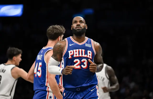 LeBron James après son premier match avec les Sixers : "C’était un peu différent avec un nouveau maillot."