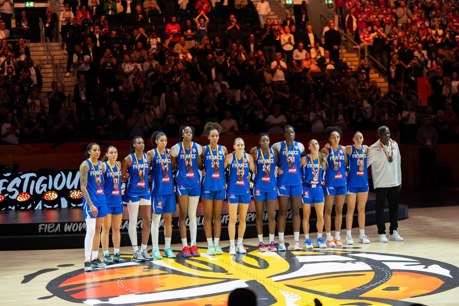 Vice-championne du monde, l’équipe de France devra encore se contenter d’une médaille d’argent