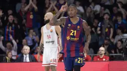 Will Clyburn a marqué sept paniers à 3-points contre l'Olympiakos d'Evan Fournier