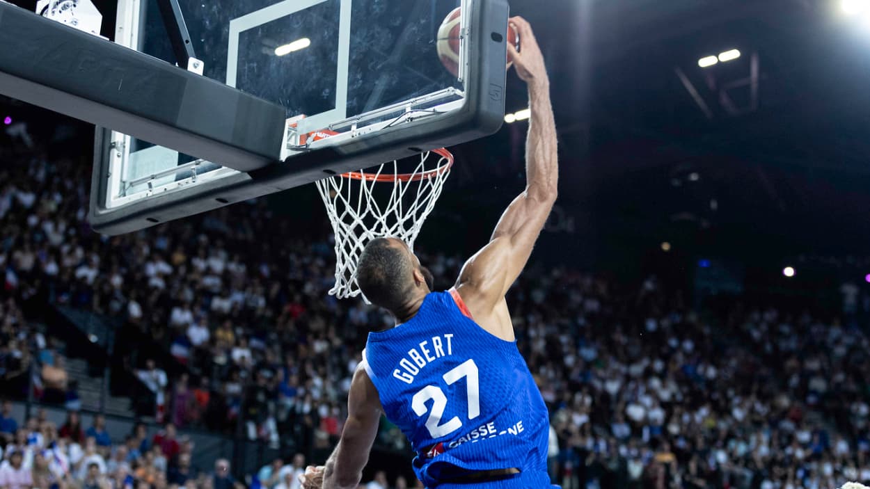 Rudy Gobert (France) au dunk Rudy Gobert (France) au dunk